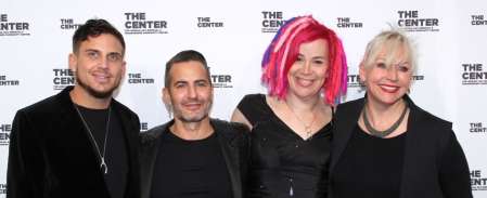 Producer, Lana with her team and wife